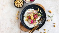 Ofen-Radieschen mit Crouton-Crunch