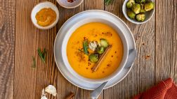 Linsen-Süßkartoffel-Suppe