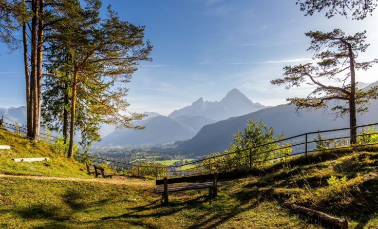 Ein schöner Blick von der Kastensteiner Wand(Foto: Bergerlebnis Berchtesgaden)