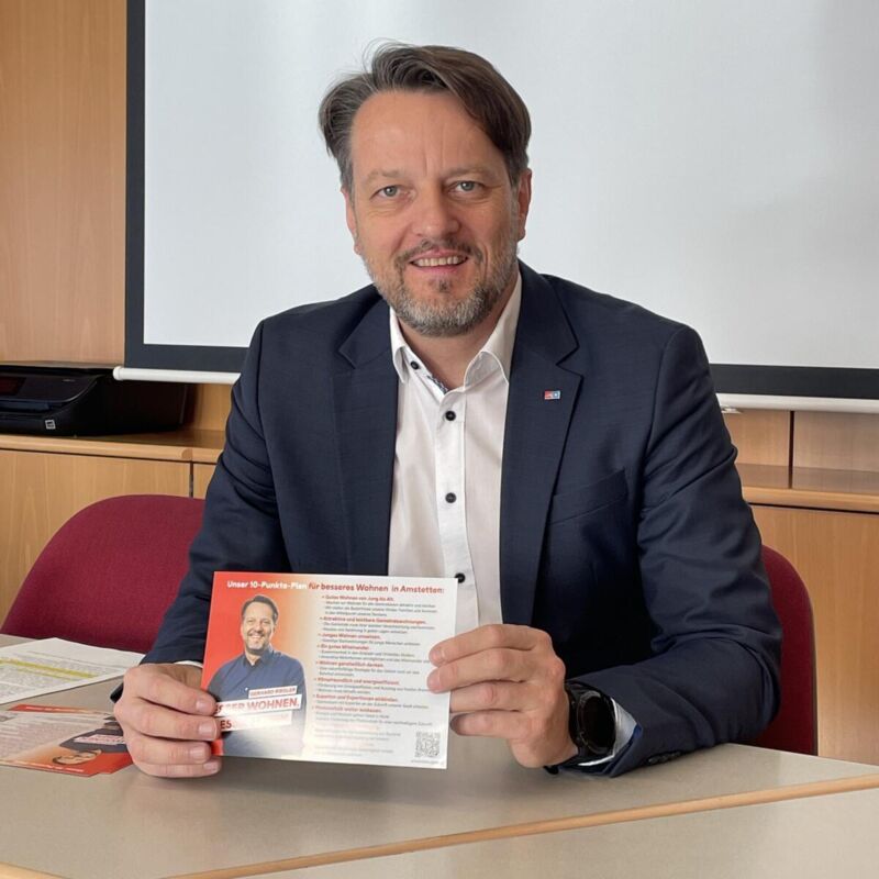 SPÖ präsentiert 10-Punkte-Plan für besseres Wohnen in Amstetten