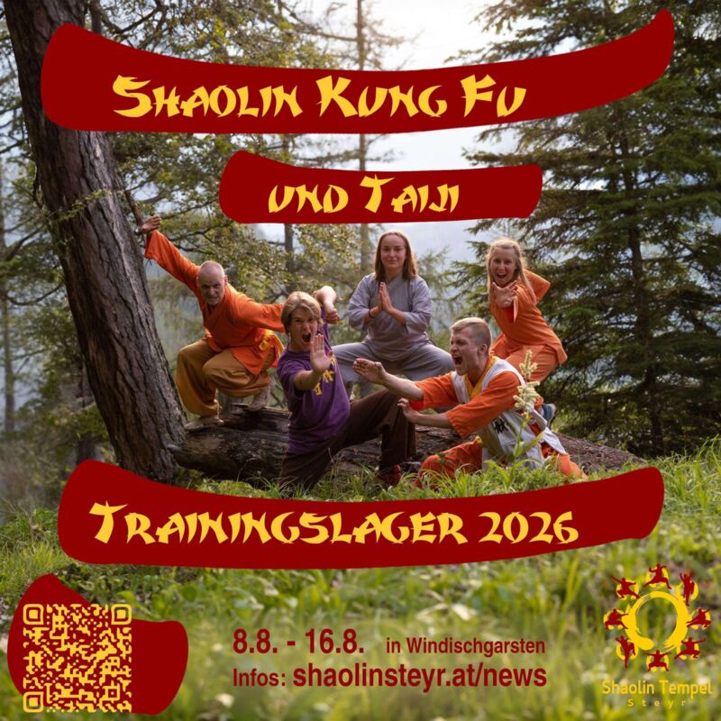 Shaolin Kung Fu i Taiji Trainingslager 2026