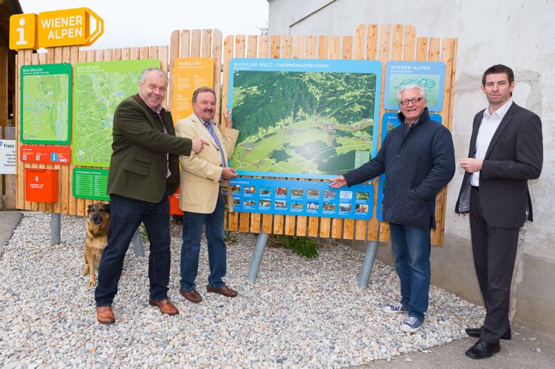 Neue Tourismus-Info-Tafeln in Bad Erlach