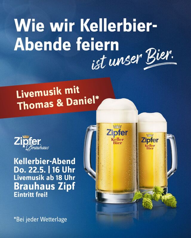 Kellerbier in Zipf mit Thomas & Daniel - Events tips.at