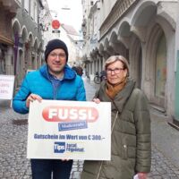 STEYR. 100 Euro-Gutschein der Fussl Modestraße