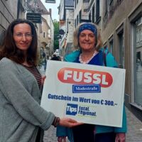 STEYR. 100 Euro-Gutschein der Fussl Modestraße
