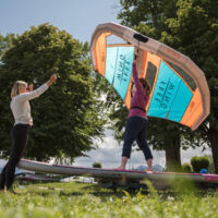 EBENSEE. 2 Windsurf-Schnupperkurse bei der Lakebase Ebensee.