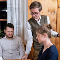 HAIBACH, 1x2 Karten,Hoamat-Valentinstag, 14. Februar