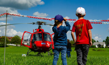 Auch Hubschrauberrundflüge wurden angeboten. (Foto: Rene Oberhuemer)