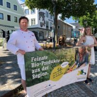 Start für Bio-Wochenmarkt: Regionale, biologische Spezialitäten gibt es jetzt jeden Samstag