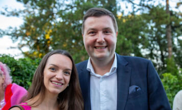 Auch Stadtrat Michael Raml und Gattin Sarah waren zu Gast. (Foto: Samariterbund Linz/Schmid)