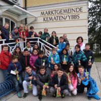 Volksschüler besuchten das Gemeindeamt Kematen