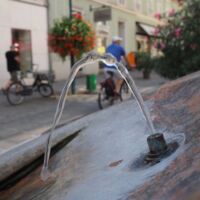 80 öffentliche Trinkwasserbrunnen sorgen in Linz für Erfrischung