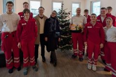 JVP brachte Rotem Kreuz Wels eine süße Stärkung