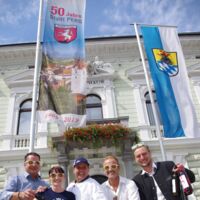 Perger „Catering-David“ stemmt mit Genussflotte große Ruder-WM