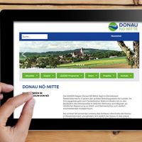 LEADER-Region Donau NÖ-Mitte stellt neue Homepage vor