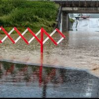 Schwere Unwetter im Bezirk: über 40 Feuerwehren im Einsatz
