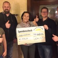 Spendenübergabe für die oberösterreichische Kinderkrebshilfe in Wartberg an der Krems