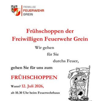 Frühschoppen der Feuerwehr Grein