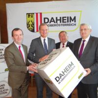 Landeshauptmann Stelzer stellte die Pläne für das Innviertel vor