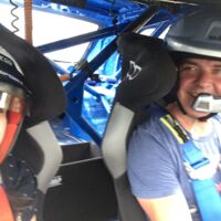 Rasante Fahrt mit Rallyepilot Gerald Bachler
