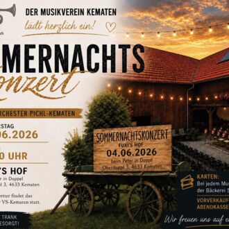 Sommernachtskonzert des Musikverein Kematen