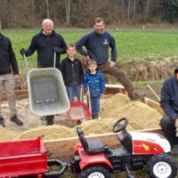 Freude über volle Sandkisten in Roßleithen