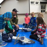 Volksschüler erlebten Feuerwehr hautnah