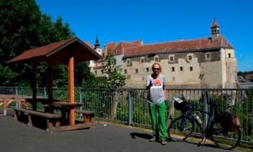 Der Rast- und Aussichtsplatz in Raabs mit einzigartigem Blick auf die Burg