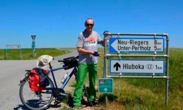 Einen Kilometer vor der tschechischen Staatsgrenze habe ich umgedreht.