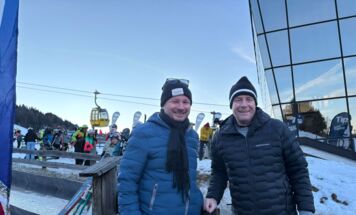 Moritz Walcherberger (GF Tips) und Klaus Hofstätter (GF Hauser Kaibling)