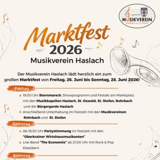 Marktfest Musikverein Haslach