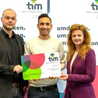 Mobilitätsangebot tim begrüßt 100. Nutzer