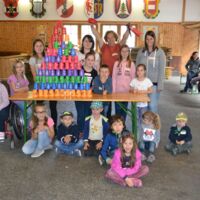 Ferienspiele Langschlag: Einblick in das „Sport-Stacking“