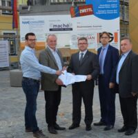 VP-Landesrat Schleritzko auf Baustellenbesuch in Zwettl