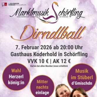 16. Dirndlball der Marktmusik Schörfling am Attersee