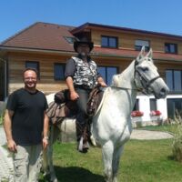 Ein Lipizzaner als Lokalberühmtheit