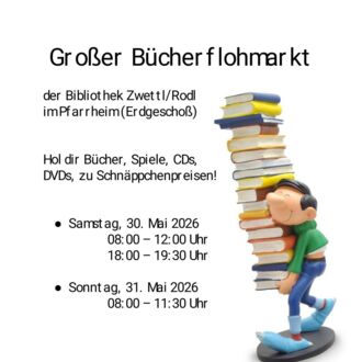 Bücherflohmarkt in der Bibiothek Zwettl/Rodl