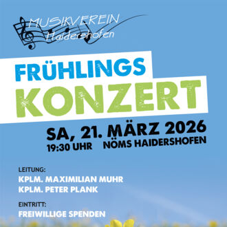 Frühlingskonzert des Musikverein Haidershofen