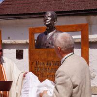 Büste von Erzbischof Alois Wagner im Strebergarten Leopoldschlag enthüllt