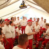 Freistädter Sanis im Einsatz am Nova Rock