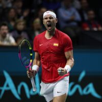 Rafael Nadal kehrt erstmals seit Karriereende auf den Tennisplatz zurück