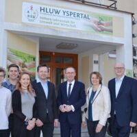 EU-Parlamentarier Othmar Karas bei der HLUW Yspertal zu Besuch