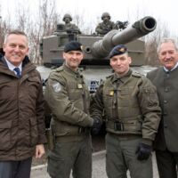 Kommandoübergabe bei der Vierten Panzergrenadierbrigade in Hörsching