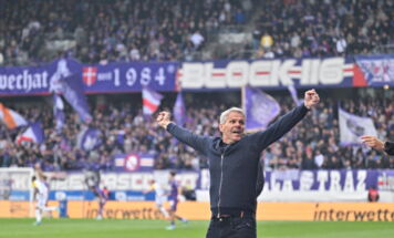 Dietmar Kühbauer - Während des Spiels der ADMIRAL Bundesliga zwischen FK Austria Wien und dem LASK in der 32. Runde der Meistergruppe in der Generali-Arena in Wien am Sonntag, 17.05.2026. (Foto: FOTOKERSCHI / WERNER KERSCHBAUMMAYR)