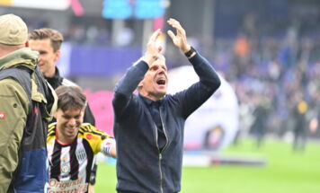Nach dem Spiel der ADMIRAL Bundesliga zwischen FK Austria Wien und dem LASK in der 32. Runde der Meistergruppe in der Generali-Arena in Wien am Sonntag, 17.05.2026. (Foto: FOTOKERSCHI / WERNER KERSCHBAUMMAYR)
