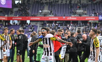 Nach dem Spiel der ADMIRAL Bundesliga zwischen FK Austria Wien und dem LASK in der 32. Runde der Meistergruppe in der Generali-Arena in Wien am Sonntag, 17.05.2026. (Foto: FOTOKERSCHI / WERNER KERSCHBAUMMAYR)