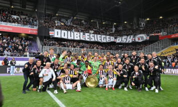 Nach dem Spiel der ADMIRAL Bundesliga zwischen FK Austria Wien und dem LASK in der 32. Runde der Meistergruppe in der Generali-Arena in Wien am Sonntag, 17.05.2026. (Foto: FOTOKERSCHI / WERNER KERSCHBAUMMAYR)