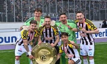 Nach dem Spiel der ADMIRAL Bundesliga zwischen FK Austria Wien und dem LASK in der 32. Runde der Meistergruppe in der Generali-Arena in Wien am Sonntag, 17.05.2026. (Foto: FOTOKERSCHI / WERNER KERSCHBAUMMAYR)