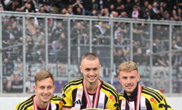 Nach dem Spiel der ADMIRAL Bundesliga zwischen FK Austria Wien und dem LASK in der 32. Runde der Meistergruppe in der Generali-Arena in Wien am Sonntag, 17.05.2026. (Foto: FOTOKERSCHI / WERNER KERSCHBAUMMAYR)