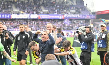 Nach dem Spiel der ADMIRAL Bundesliga zwischen FK Austria Wien und dem LASK in der 32. Runde der Meistergruppe in der Generali-Arena in Wien am Sonntag, 17.05.2026. (Foto: FOTOKERSCHI / WERNER KERSCHBAUMMAYR)